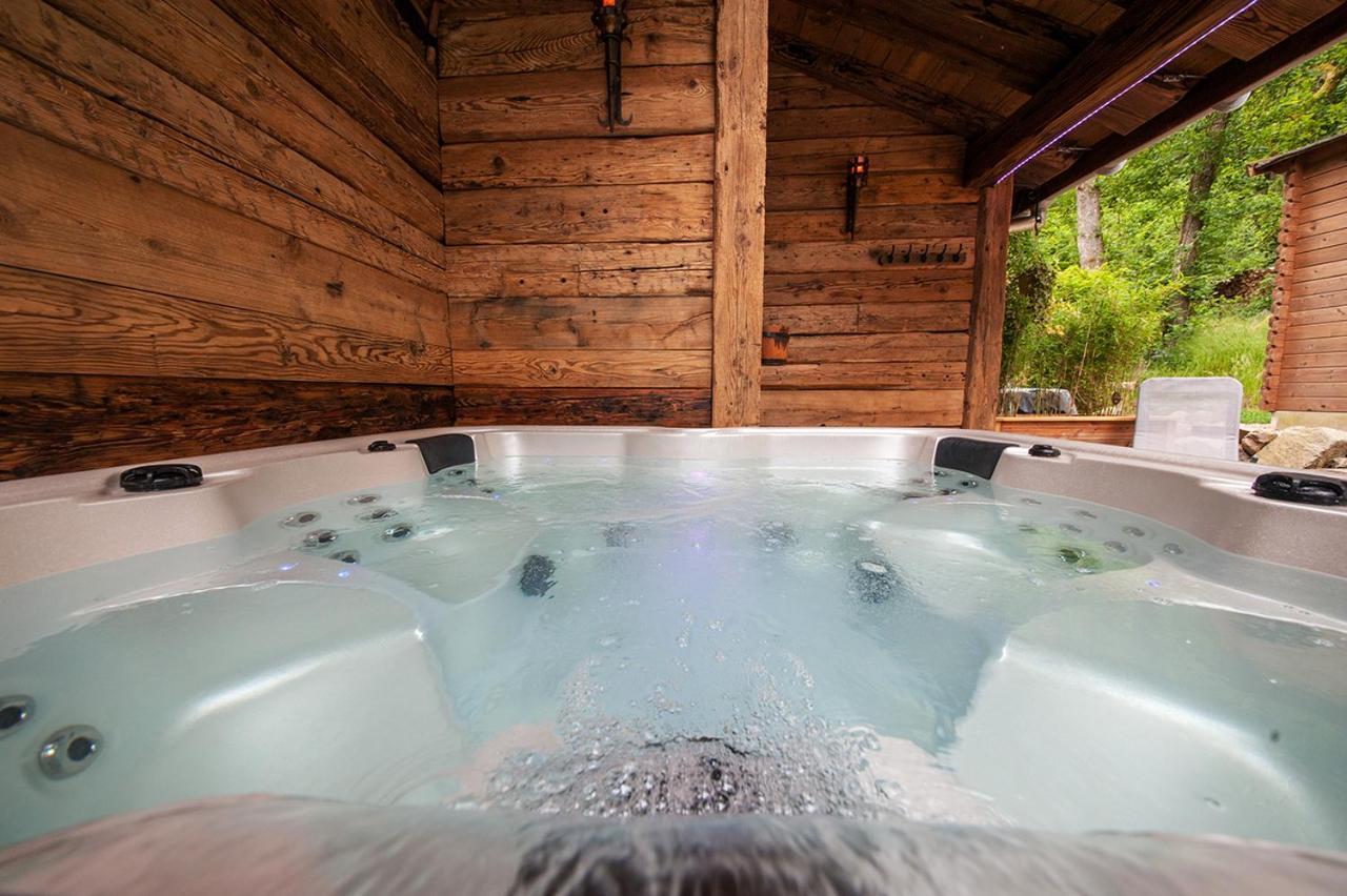 Chalet Hohneck 4 Etoiles, Vieux Bois Et Pierre, Spa, Sauna, Borne De Recharge Stosswihr Luaran gambar