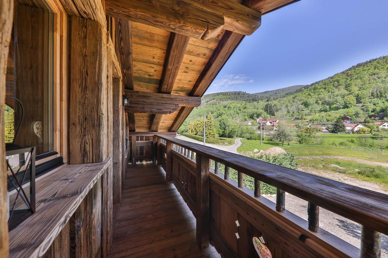 Chalet Hohneck 4 Etoiles, Vieux Bois Et Pierre, Spa, Sauna, Borne De Recharge Stosswihr Luaran gambar