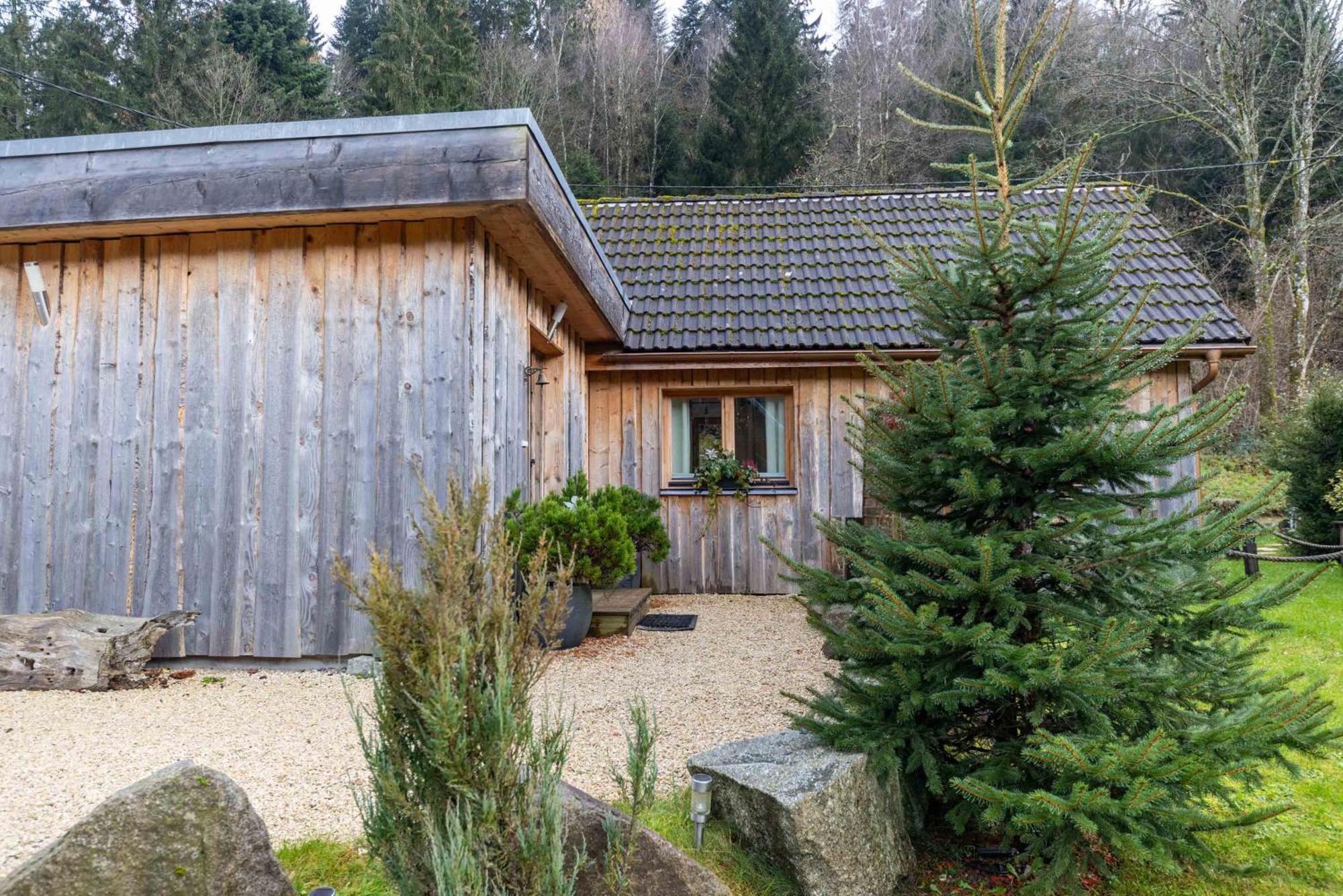 Chalet Hohneck 4 Etoiles, Vieux Bois Et Pierre, Spa, Sauna, Borne De Recharge Stosswihr Luaran gambar